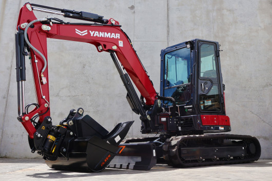 Yanmar VIO50 6B Weed and Spade Bucket